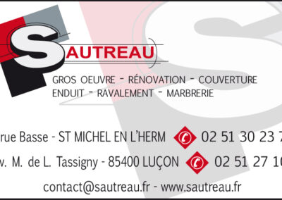 Maçon – Marbrier : SARL SAUTREAU