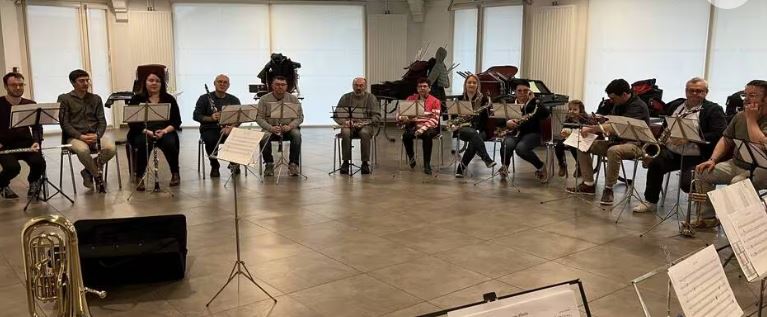 Une première répétition pour le Banda Ven’D Sud