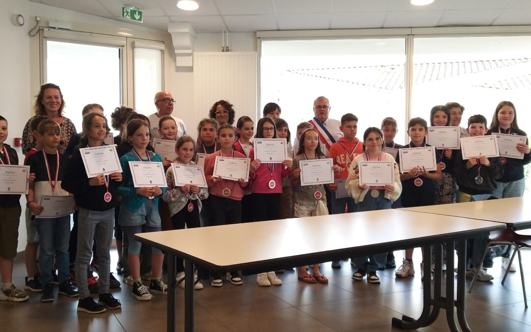 Cérémonie de remise des médailles et des diplômes du passeport du civisme