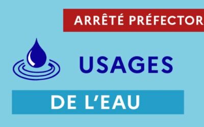 Restriction de l’usage de l’eau – Arrêté préfectoral